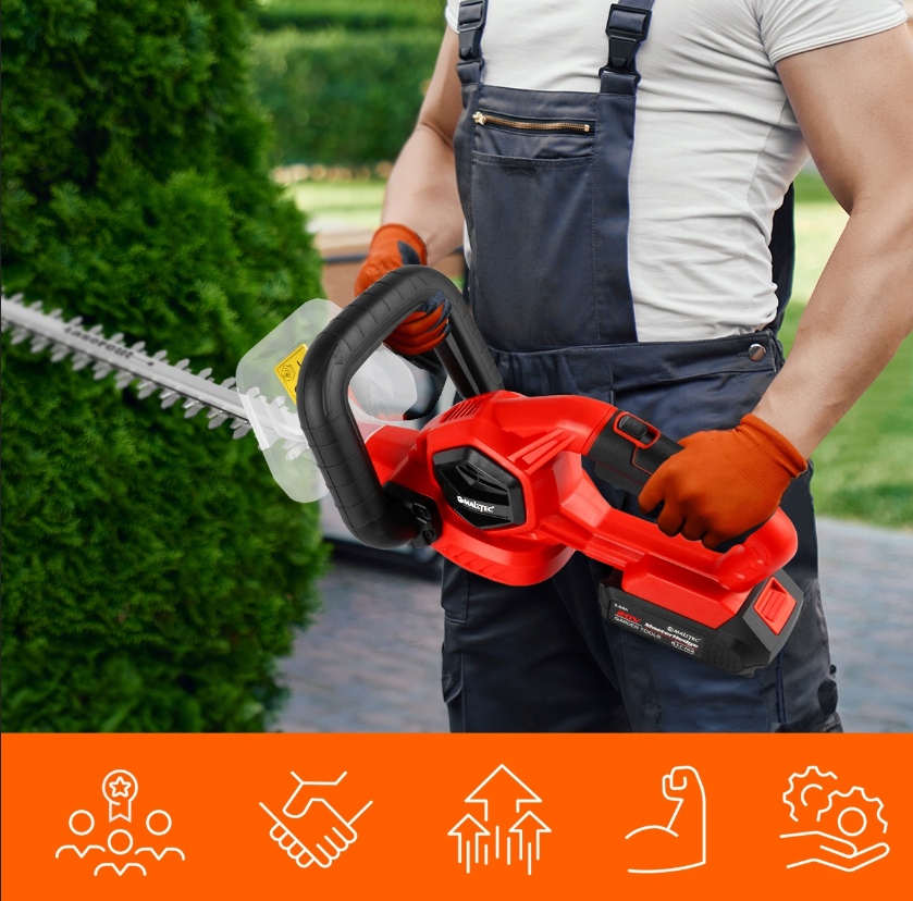 Кущоріз акумуляторний Maltec 58 см 20В з акумулятором 20В 2А/год (23830044) - фото 8