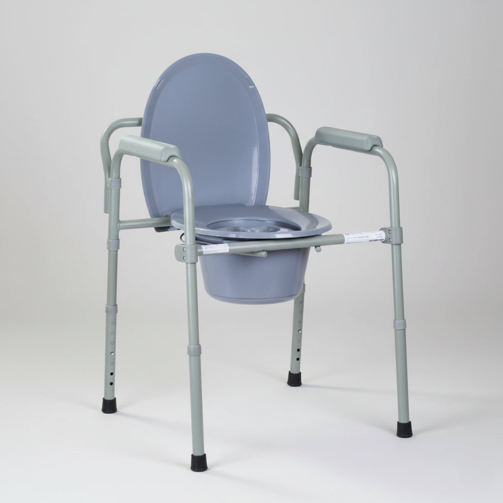 Стул-туалет для инвалидов стальной с регулировкой OSD-2110C