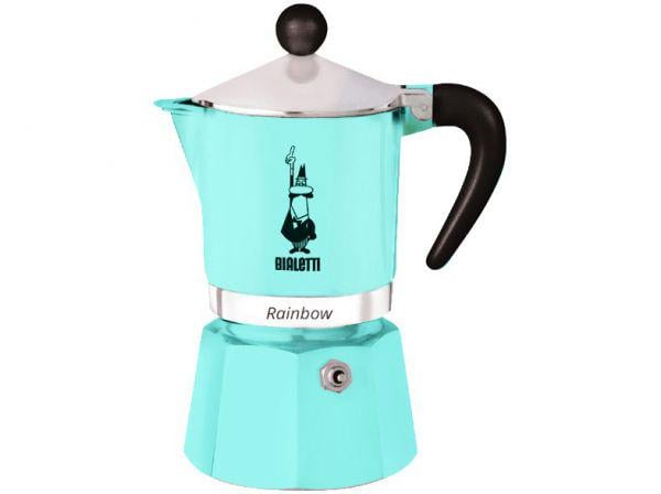 Гейзерна кавоварка Bialetti Rainbow на 6 чашок Світло-блакитний (0005043)