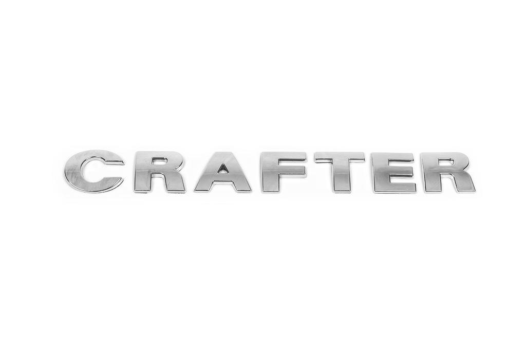 Надпись Crafter Davs Auto для Volkswagen Crafter 2006-2016 гг. abs-пластик Хром