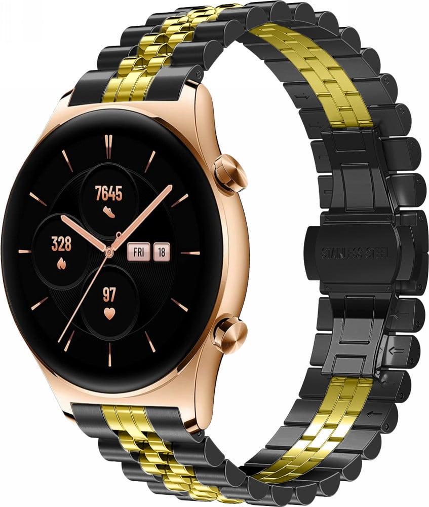 Браслет металлический Stech Line для Honor Watch GS 3 Black Gold (39615-02) Браслет металлический Stech Line для Honor Watch GS 3 Black Gold (39615-02)