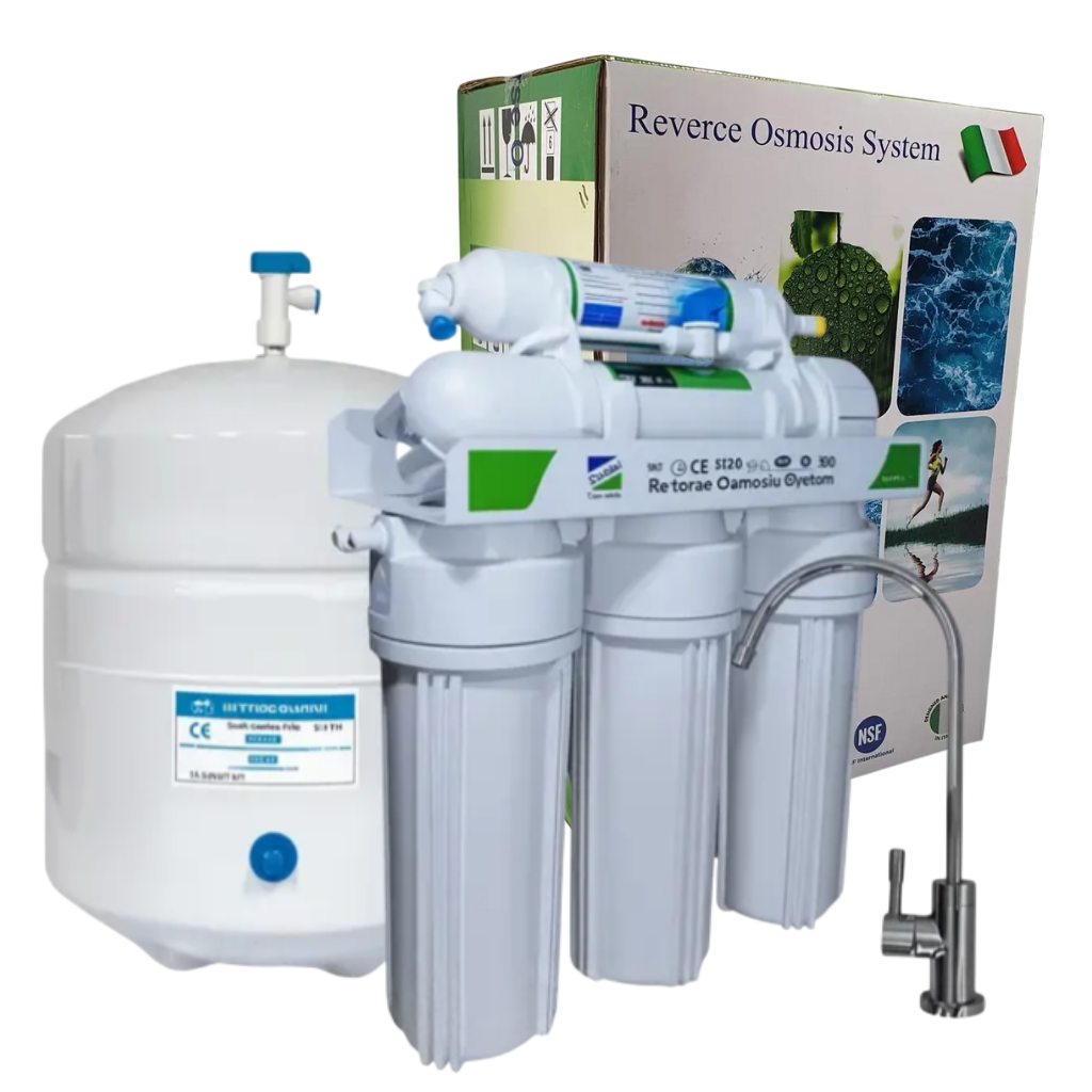 Фільтр із зворотним осмосом побутовий Stanko для питної води 5 ступінчастий мембрана 75 галон великий металевий бак 12 л Фільтр із зворотним осмосом побутовий Stanko для питної води 5 ступінчастий мембрана 75 галон великий металевий бак 12 л