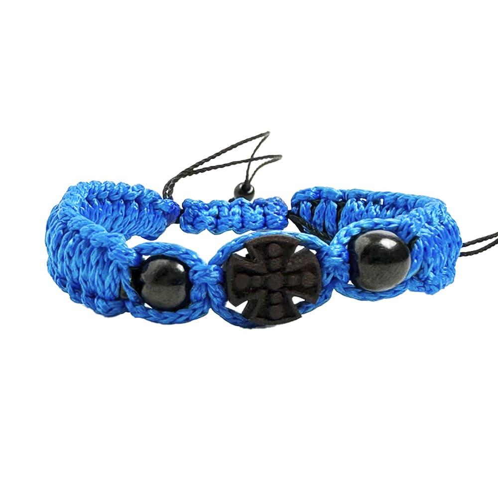 Браслет детский с молитвой Синий (1744-СИНІЙ)