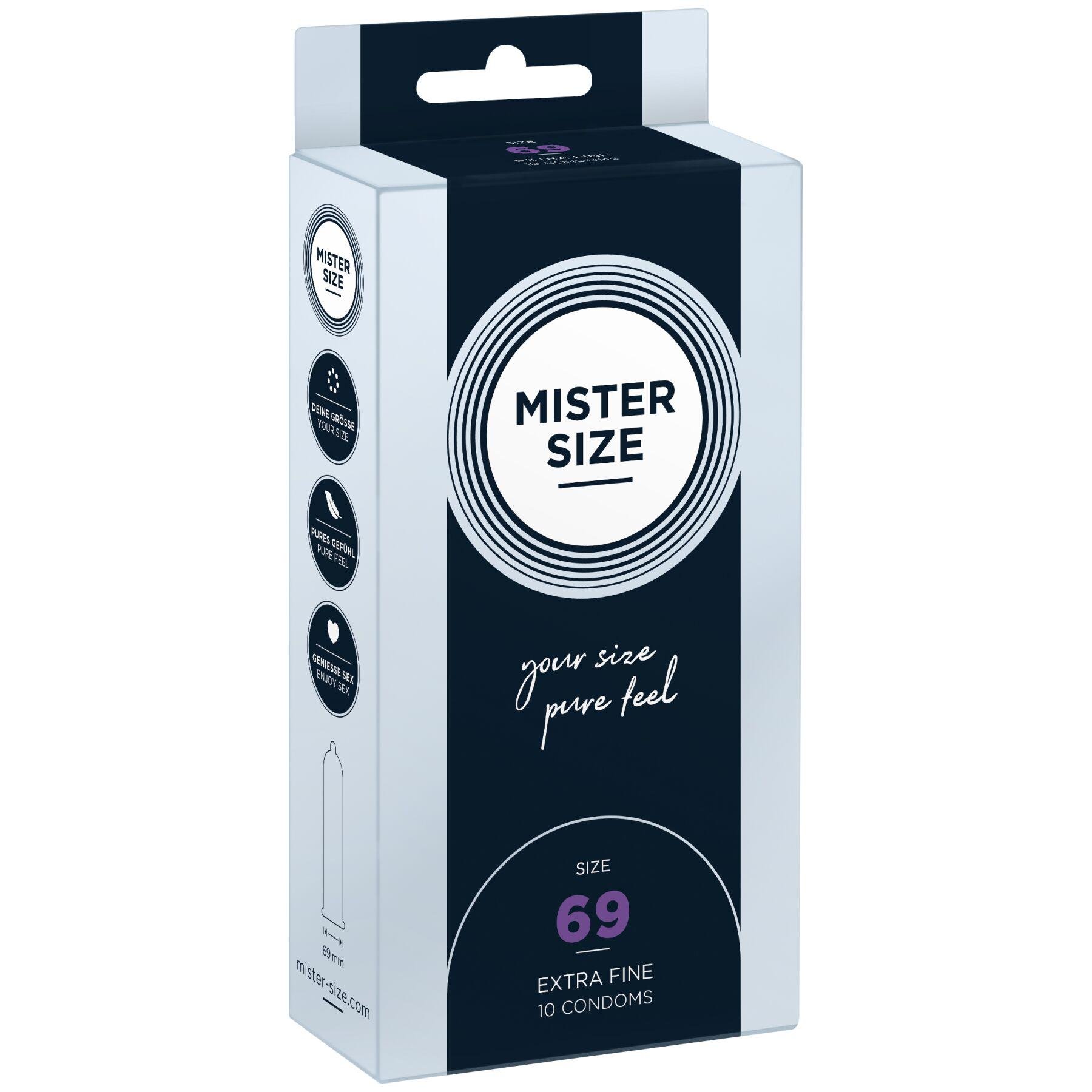 Презервативи Mister Size Pure Feel 0,05 мм р. 69 10 шт. (SO8048)