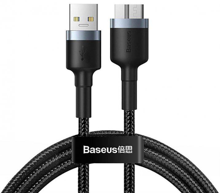 Кабель Baseus Cafule USB 3.0 Male to Micro-B Hard Drive cable 1 м CADKLF-D0G (73e4df63)