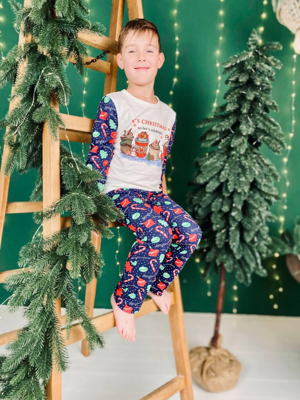 Піжама дитяча Носи своє Family look 110 см Фіолетовий (6076-8-v2) Піжама дитяча Носи своє Family look 110 см Фіолетовий (6076-8-v2)