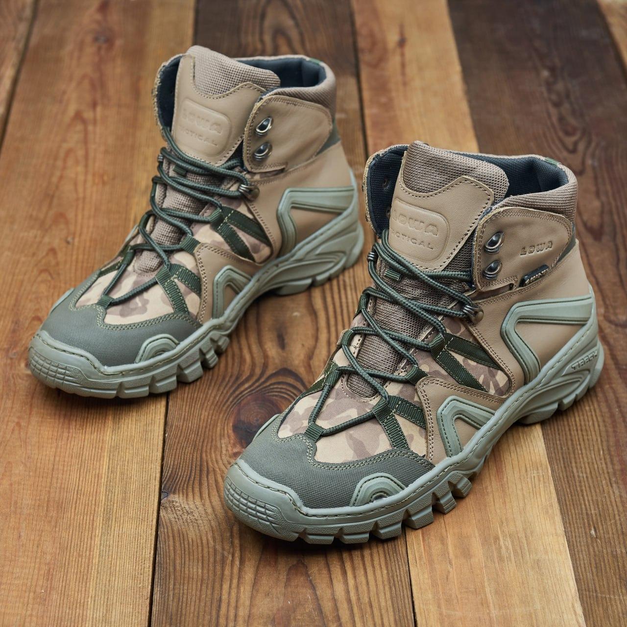 Берці чоловічі демісезонні на гортексі р. 43 Койот/Хакі (Н В-617-43) - фото 7 Берці чоловічі демісезонні на гортексі р. 43 Койот/Хакі (Н В-617-43) - фото 7