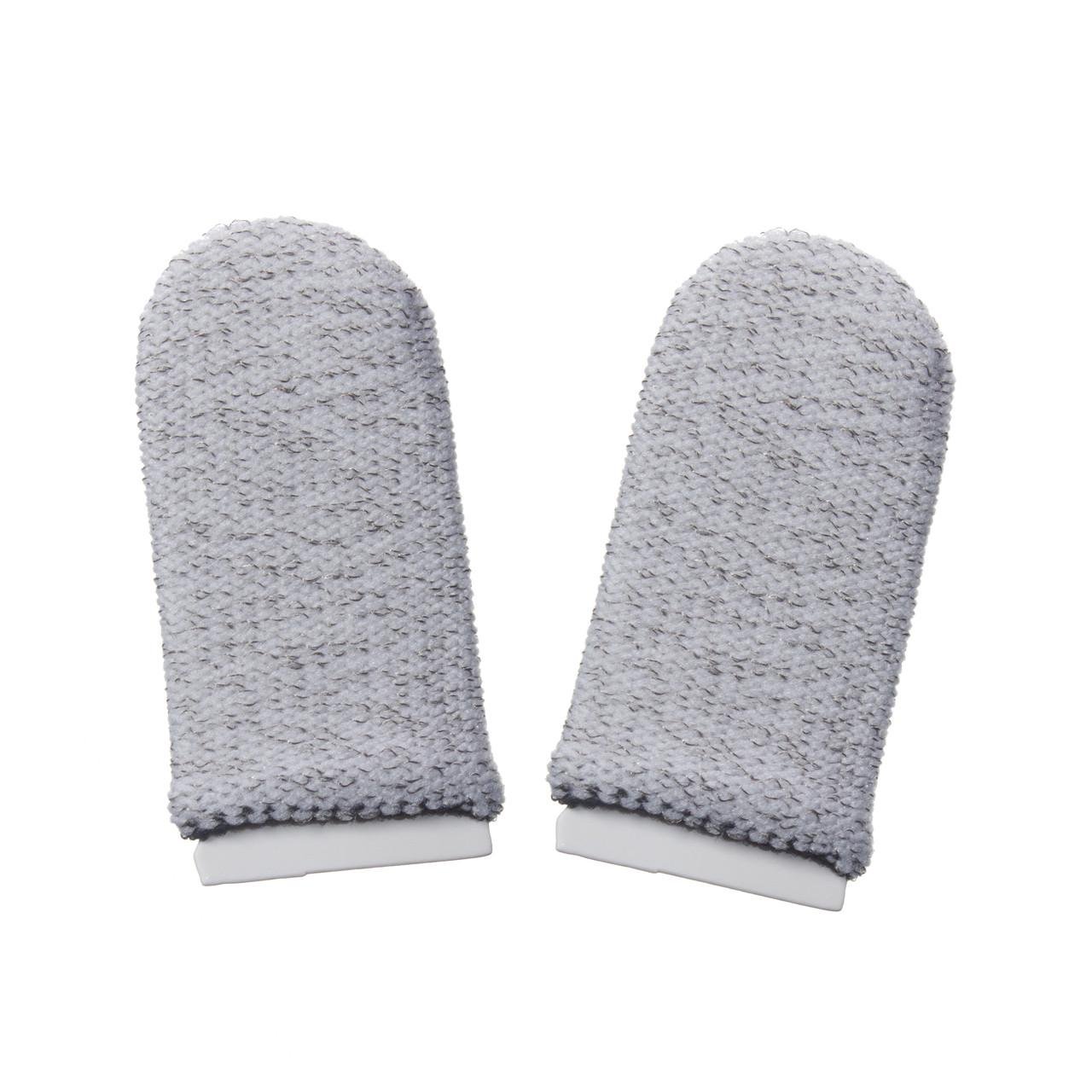 Напальчники игровые для телефона Classic Fiber Серый с черным (1357226013)