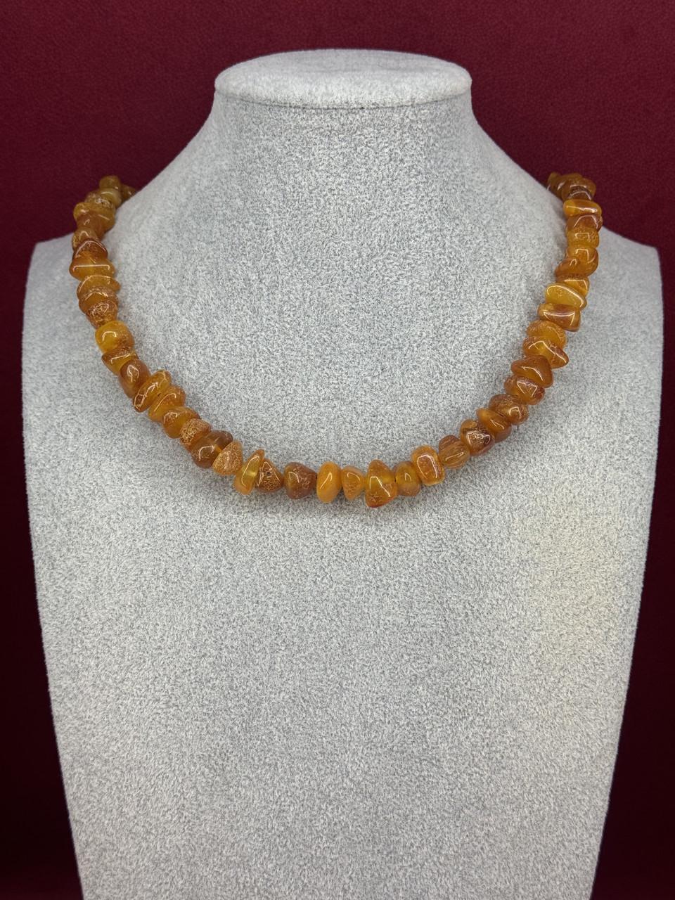 Бусы из янтаря лечебные 49 см (н-795)