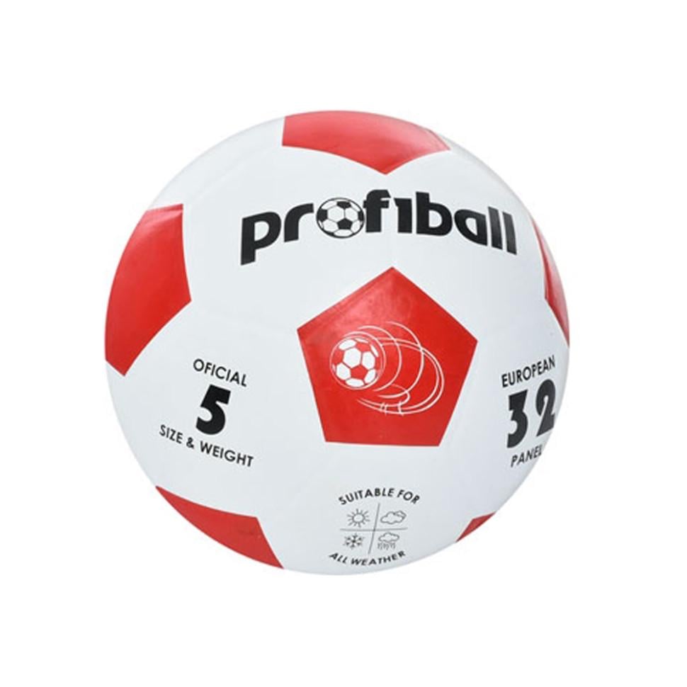 Футбольний м'яч Profiball 5 гума Червоний (SI-344-S-116)