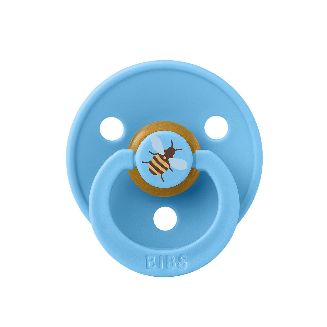 Пустышка BIBS STUDIO COLOUR 0-6 мес. Bumblebee/Breeze