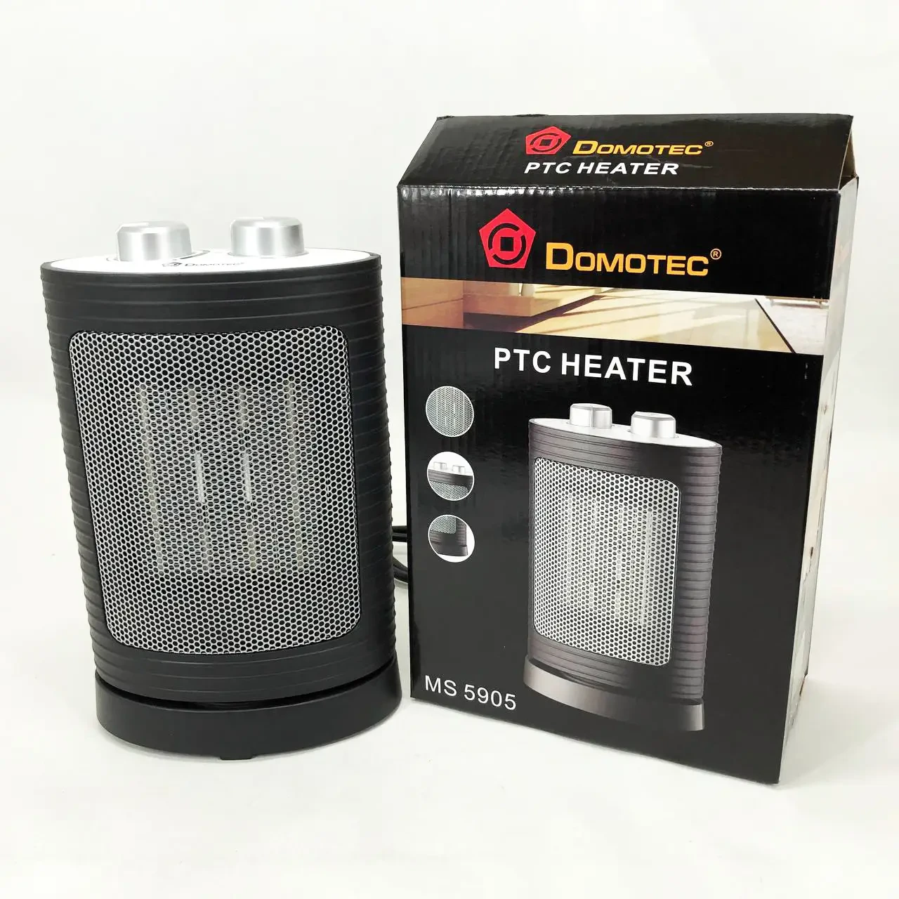 Тепловентилятор электрический Domotec MS-5905 H0001 1500 Вт (2943) - фото 9