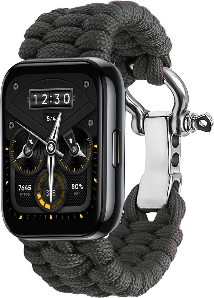 Ремешок из паракорда Ruper для смарт-часов Realme Watch 2/2 Pro Grey (37284-33)