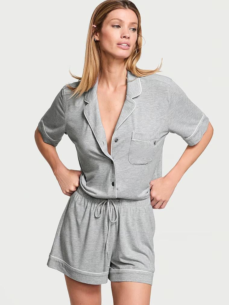 Піжама модал сорочка/шорти Victoria's Secret Modal Soft Short Pajama Set XS Сірий (26985798) Піжама модал сорочка/шорти Victoria's Secret Modal Soft Short Pajama Set XS Сірий (26985798)