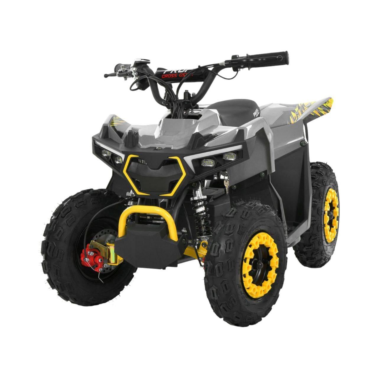 Подростковый квадроцикл HB-FFG1000-11-6 на 1000W резиновые колеса/кожаное сиденье Серый (33331867)