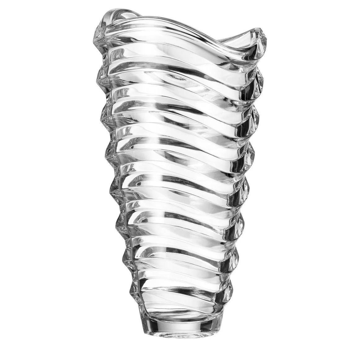 Ваза для цветов Bohemia Wave богемное стекло h 34 см (8KG49/99U29/340)