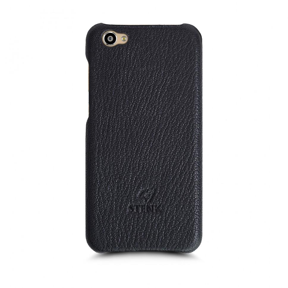 Кожаная накладка Stenk Cover для ZTE Blade A6 Lite Черный (69514)