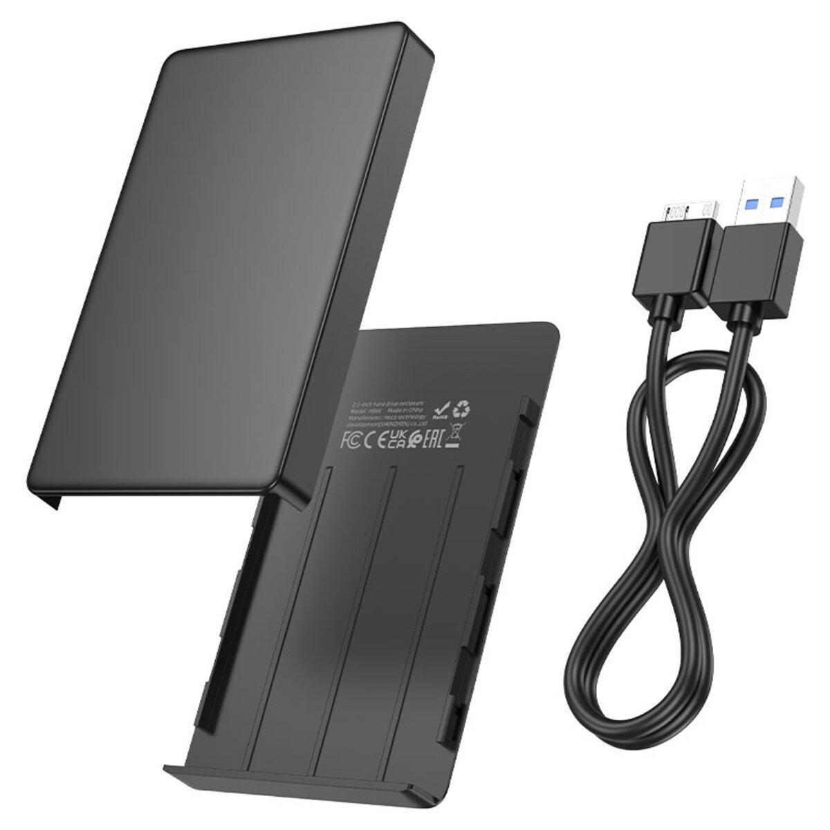 Внешний карман для жесткого диска Hoco HB46 USB 3.0 SATA Black (21546159) - фото 4