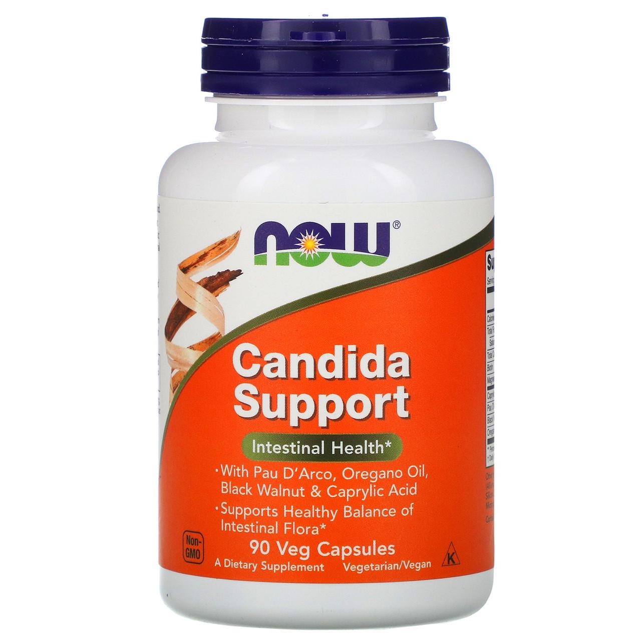 Комплекс проти кандиди Now Foods Candida Support 90 рослинних капс.