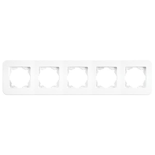 Рамка пятиместная Viko Rollina Белый (00000012892) Рамка пятиместная Viko Rollina Белый (00000012892)