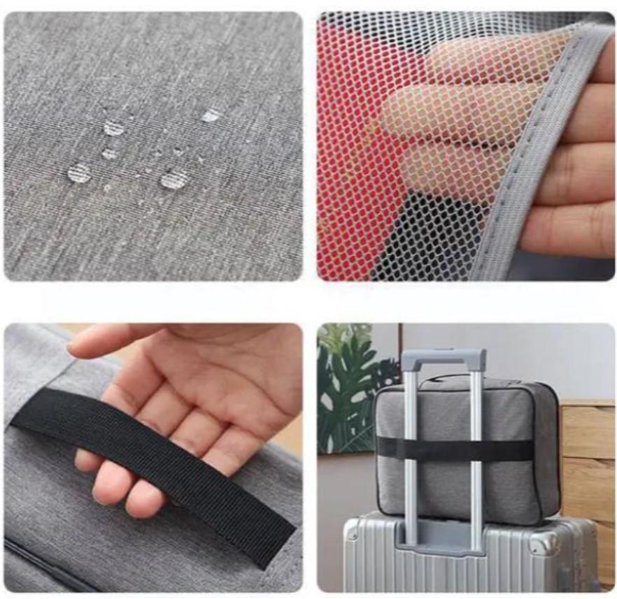 Дорожный органайзер для документов водонепроницаемый с кодовым замком А4 Черный (MX-00008937BL) - фото 5 Дорожный органайзер для документов водонепроницаемый с кодовым замком А4 Черный (MX-00008937BL) - фото 5