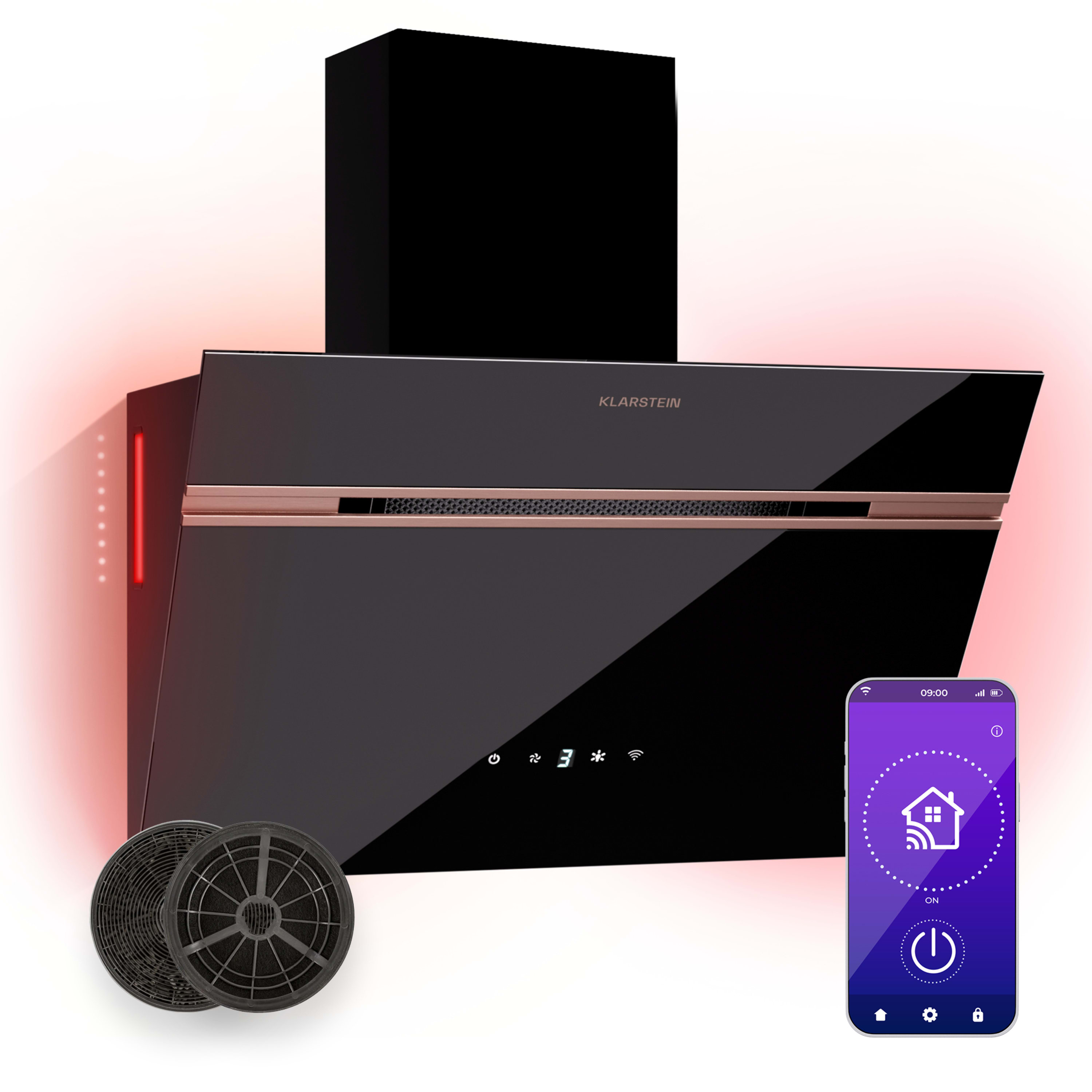 Витяжка кухонна KLARSTEIN Alina 3.0 60 см 600 м2/год (10045347) - фото 2