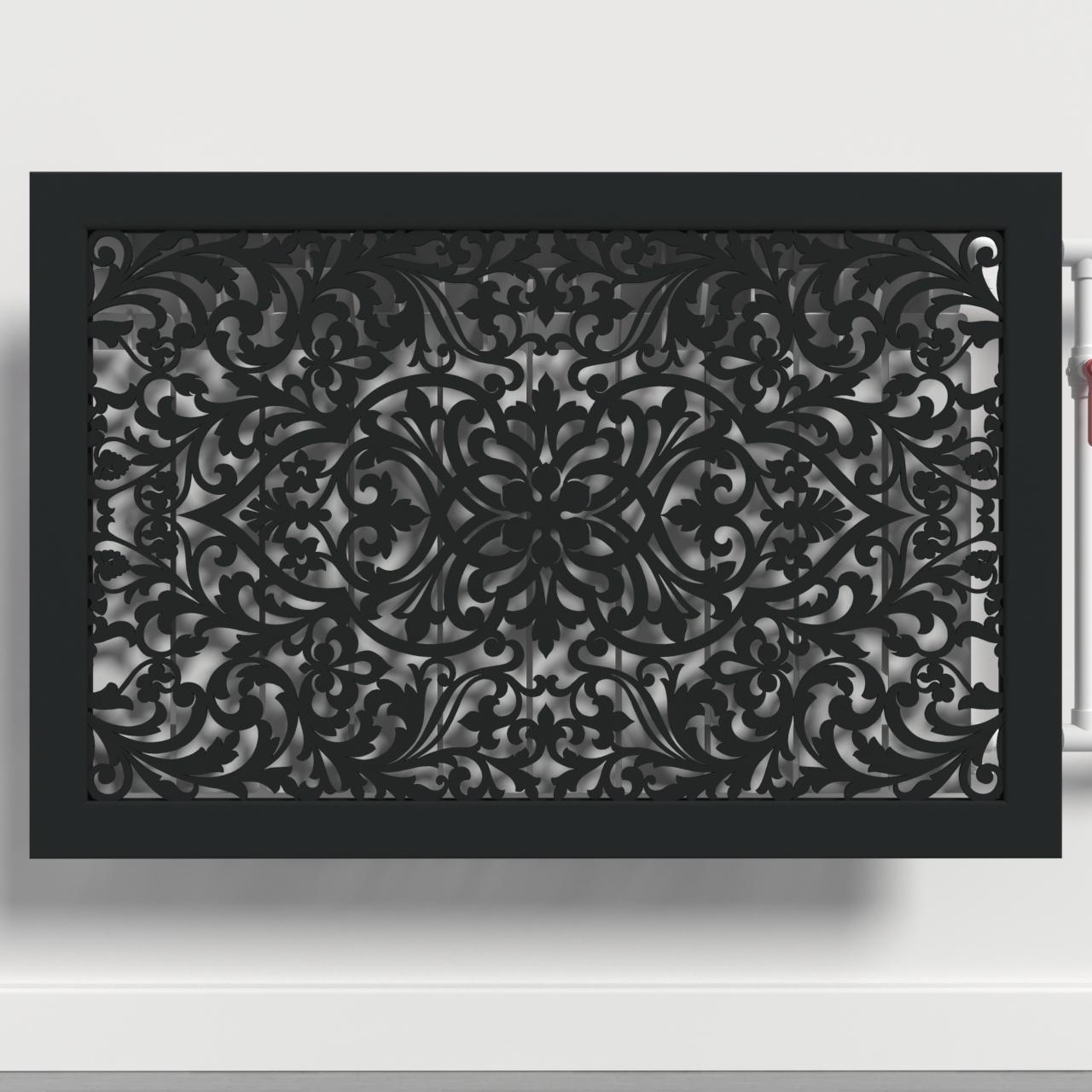 Решетка-экран на батарею SMARTWOOD 900 мм Чорный (R20183107)