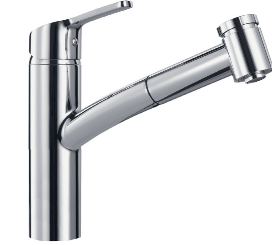 Кухонный смеситель Franke SMART PULL OUT SPRAY с выдвижным изливом и функцией душа Хром (115.0391.482)