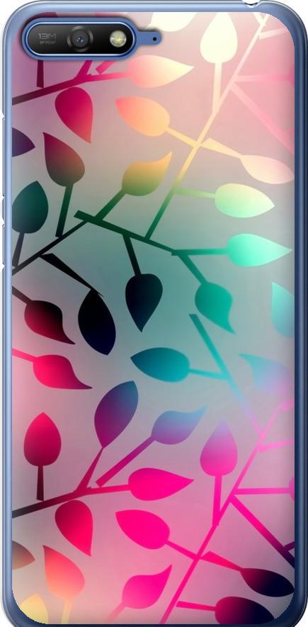 Чехол на Huawei Y6 2018 Листья (2235t-1637-42517)