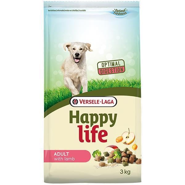 Корм сухой для взрослых собак Happy life with Lamb Premium Ягненок средних и крупных пород 3 кг (311004)