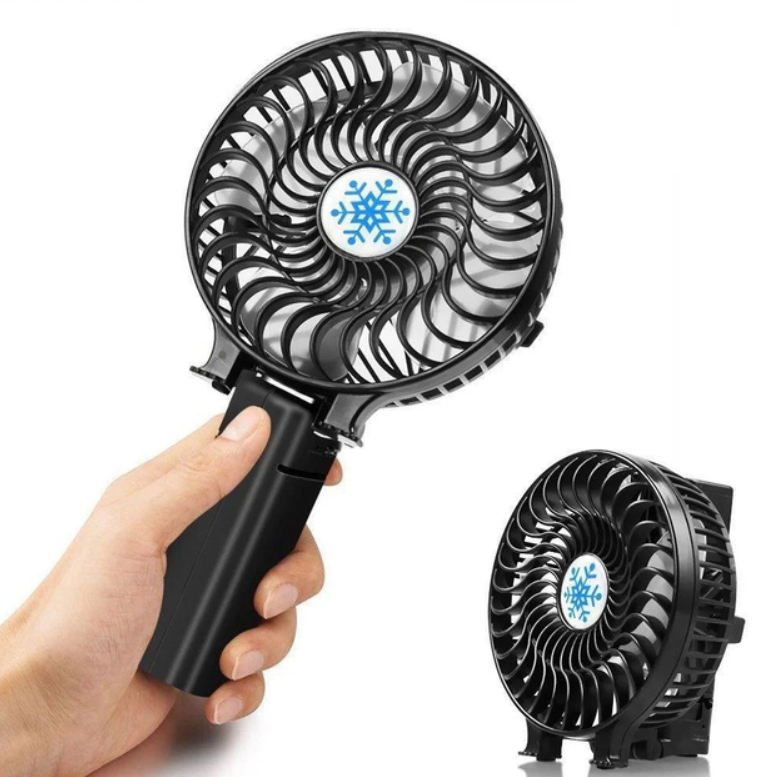 Вентилятор ручний Handy Mini Fan Чорний (2479515630) - фото 5 Вентилятор ручний Handy Mini Fan Чорний (2479515630) - фото 5