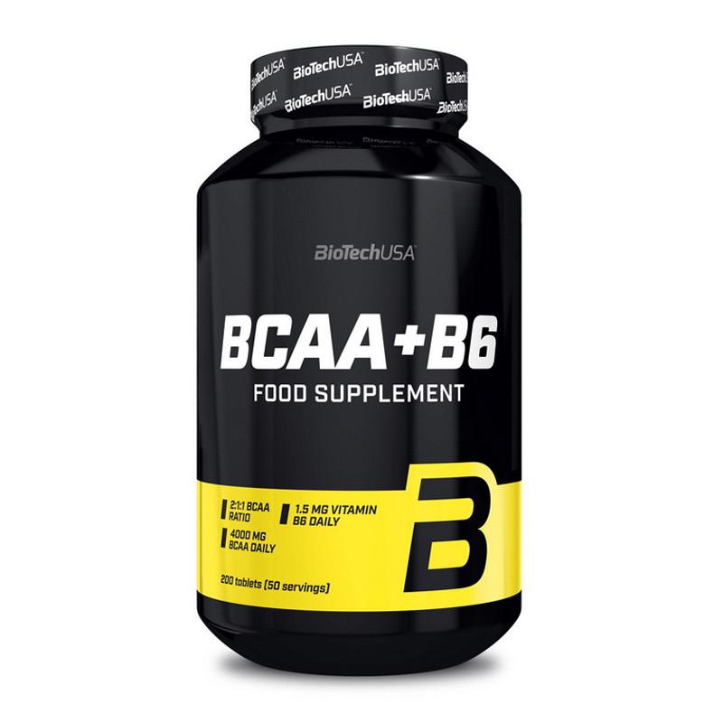 Амінокислоти BioTech USA BCAA + B6 200 капс. (03176-01)