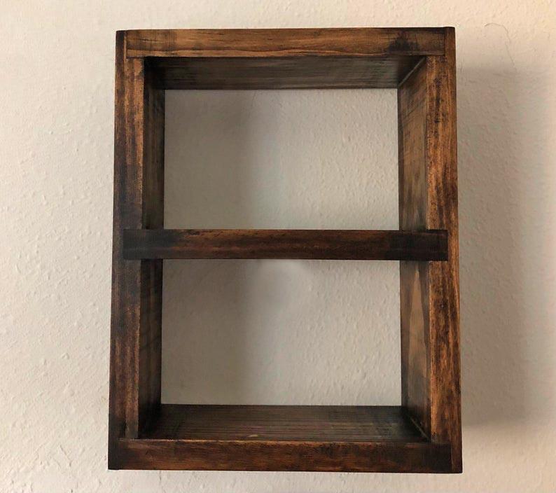 Полка настенная из дерева Ренаба Капучино (ПНС/002309)