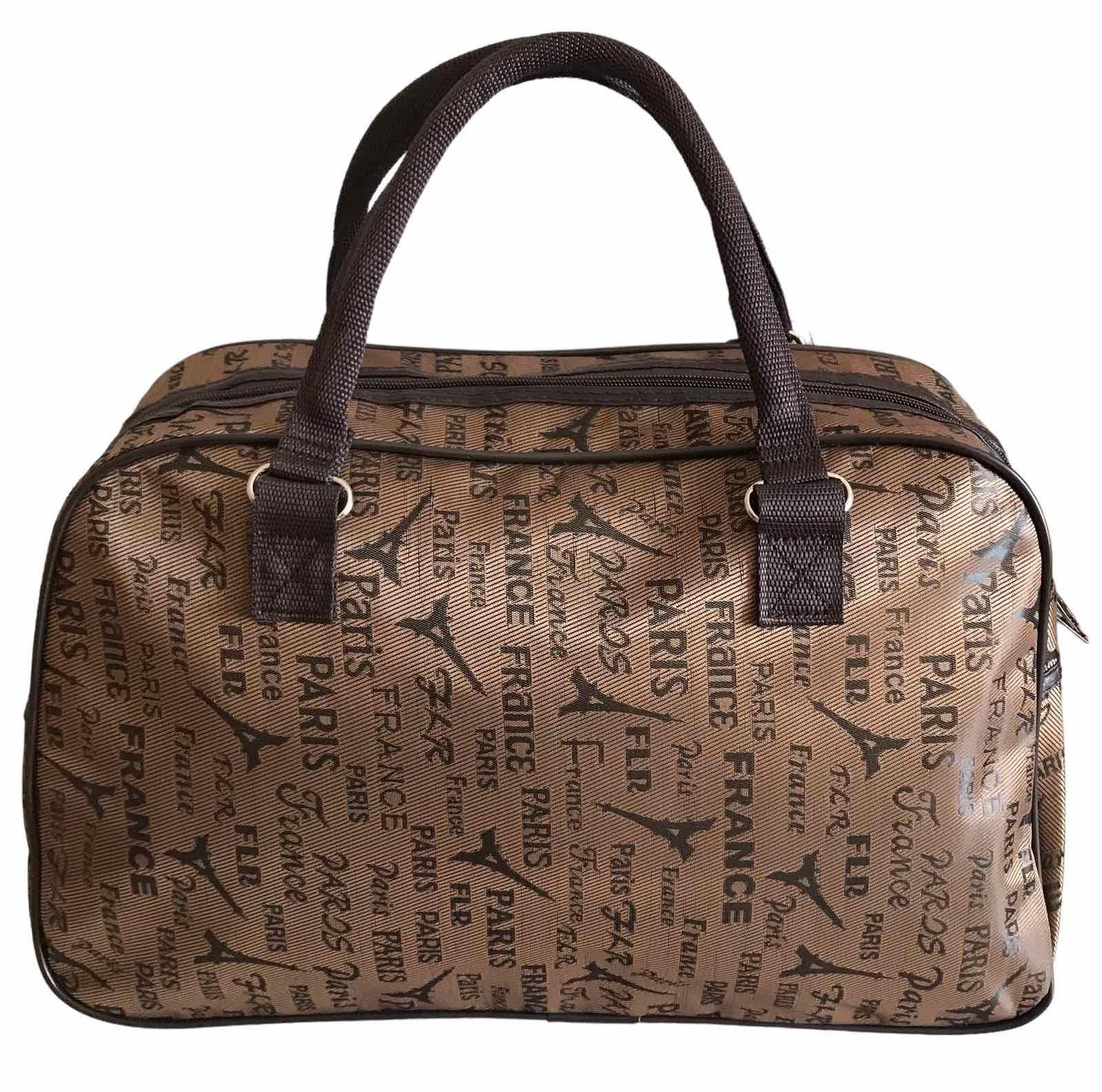 Сумка дорожная ручная кладь с длинным ремнем через плечо Коричневый (8802BP) - фото 3 Сумка дорожная ручная кладь с длинным ремнем через плечо Коричневый (8802BP) - фото 3