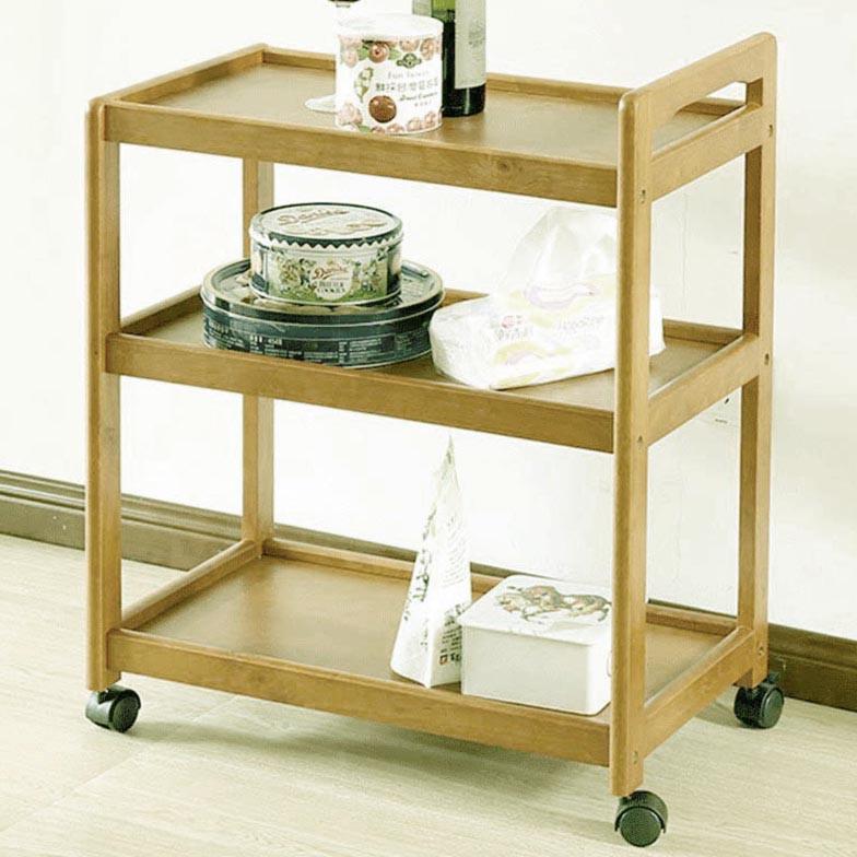 Этажерка для ванной из дерева на колесиках Дилимшер Сиена (АБТ-008005)