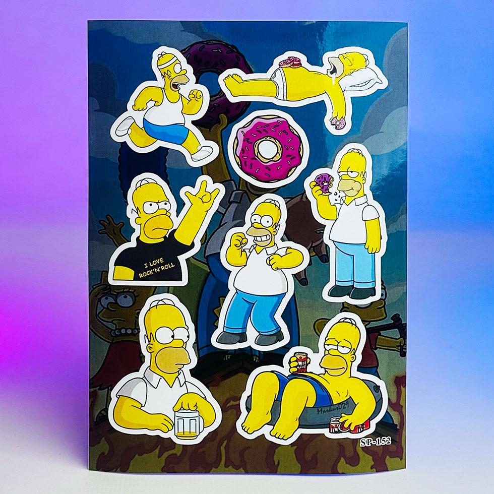 Стикер-пак The Simpsons Homer SP-152 (00000000693) Стикер-пак The Simpsons Homer SP-152 (00000000693)