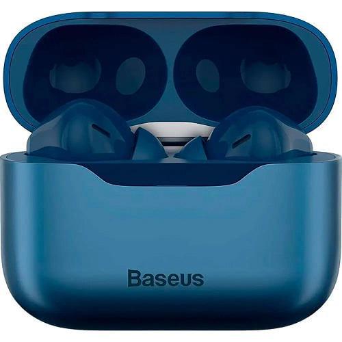 Наушники беспроводные BASEUS NGS1P-03 SIMU ANC True Wireles Earphones S1 с микрофоном Pro Type-C Blue