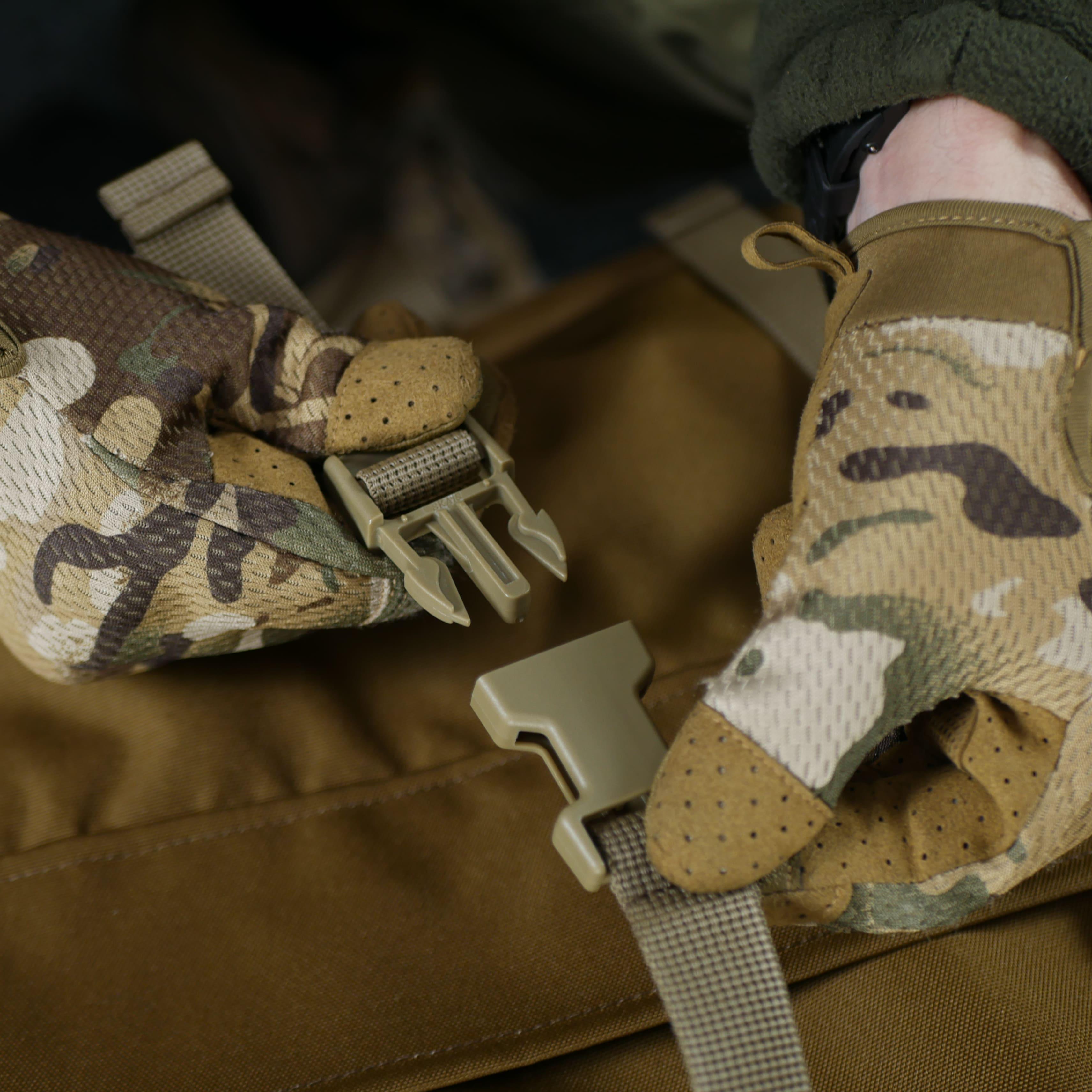 Сумка військова Kiborg Military Bag 130 л Coyote (6041) - фото 12 Сумка військова Kiborg Military Bag 130 л Coyote (6041) - фото 12