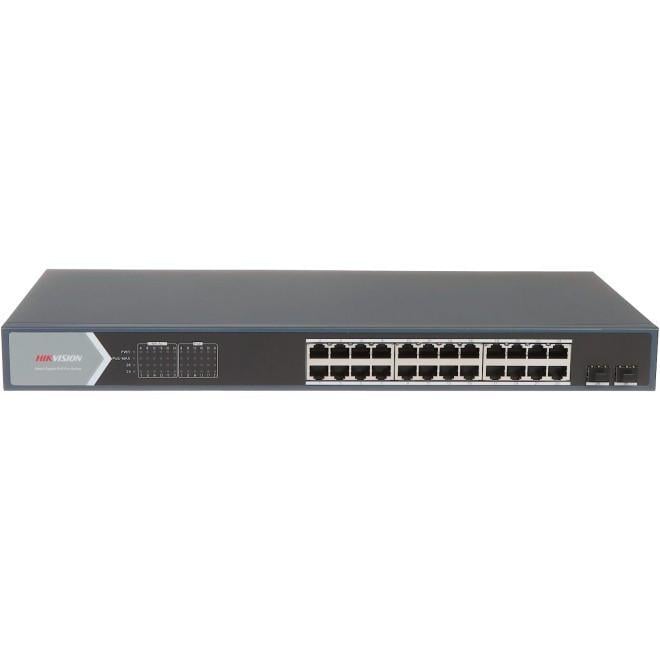 Коммутатор управляемый Hikvision DS-3E1526P-SI PoE 24 порта