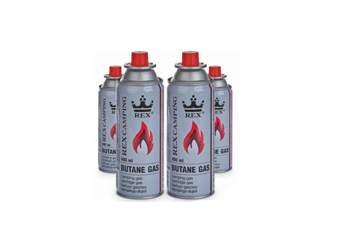 Газ для портативных газовых устройств Rex Camping 220 г 400 мл 4 шт. (4033) Газ для портативных газовых устройств Rex Camping 220 г 400 мл 4 шт. (4033)