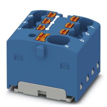 Розподільний блок Phoenix Contact PTFIX 4/6X1,5 BU 450В 17,5A Push-in Синій (1047467)