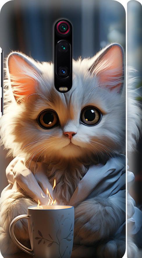 Чехол на Xiaomi Mi 9T White cat (5646m-1815-42517)