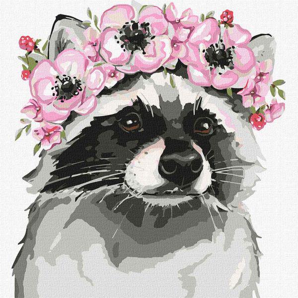 Картина по номерам Волшебный енот