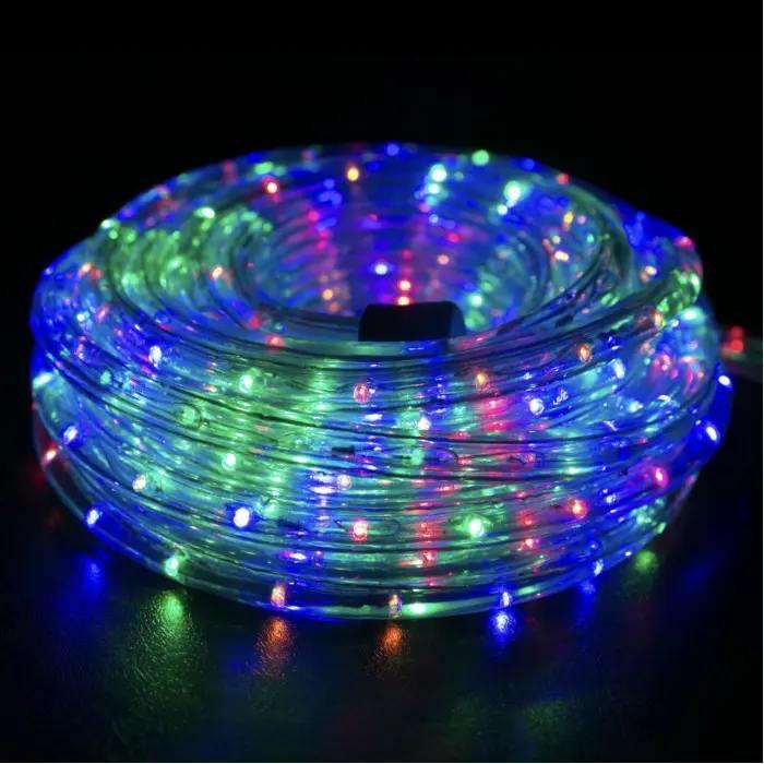 Гирлянда светодиодная уличная дюралайт мульти 100 м прозрачный шланг (1518249793) - фото 7