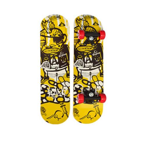 Скейт детский 60 см Yellow Punk - фото 2