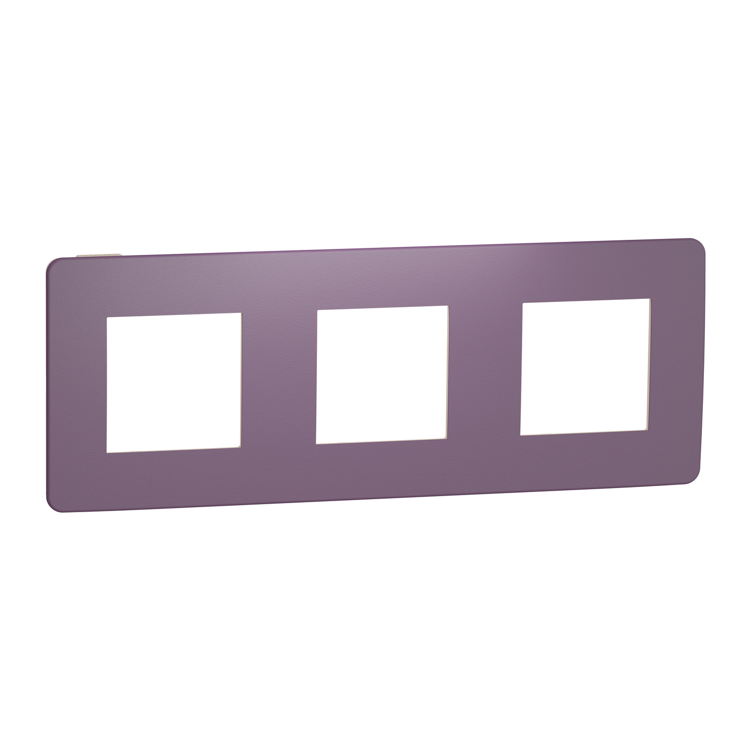 Рамка трехместная Schneider Electric Unica Studio Лиловый/Бежевый (NU280615)