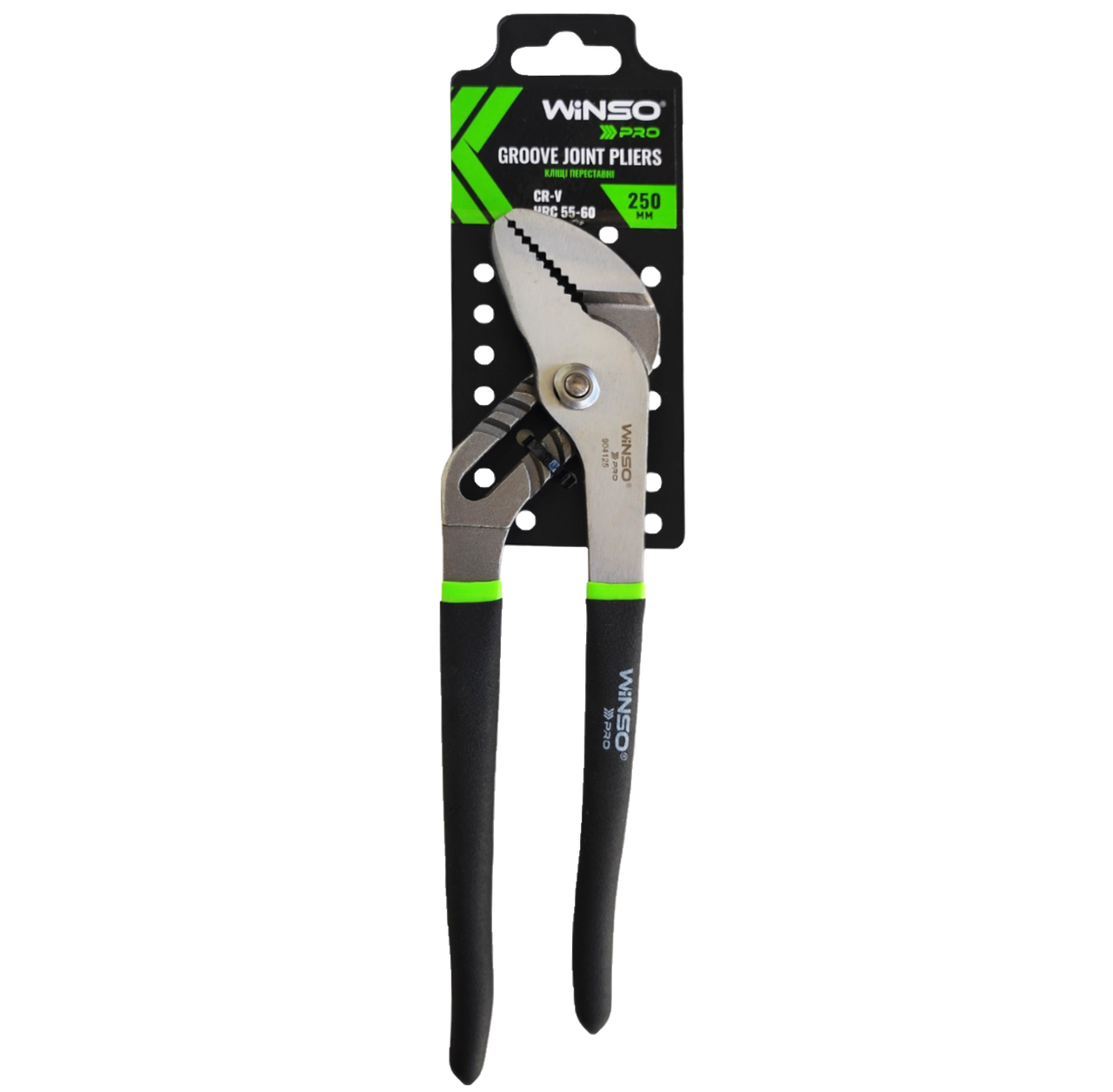 Кліщі переставні WINSO CrV 250 мм (904125)