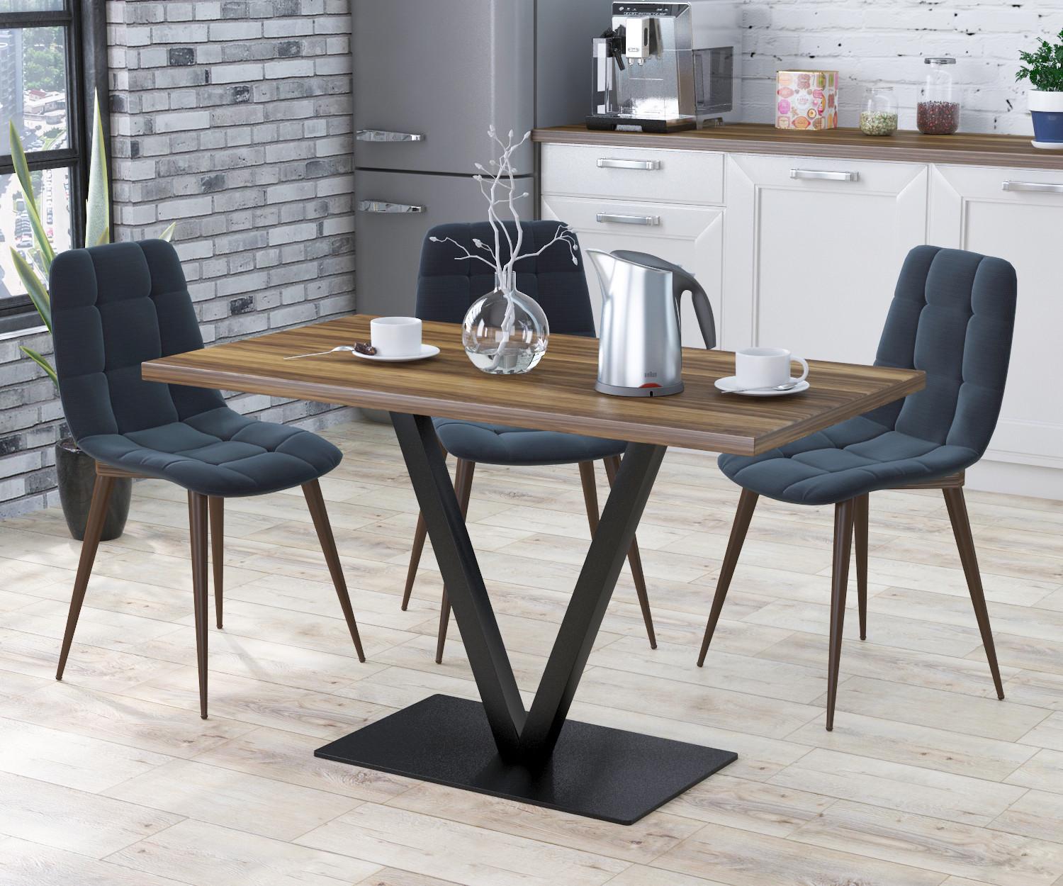 Обідній стіл Loft Design Вінсент Горіх Модена (12517827)