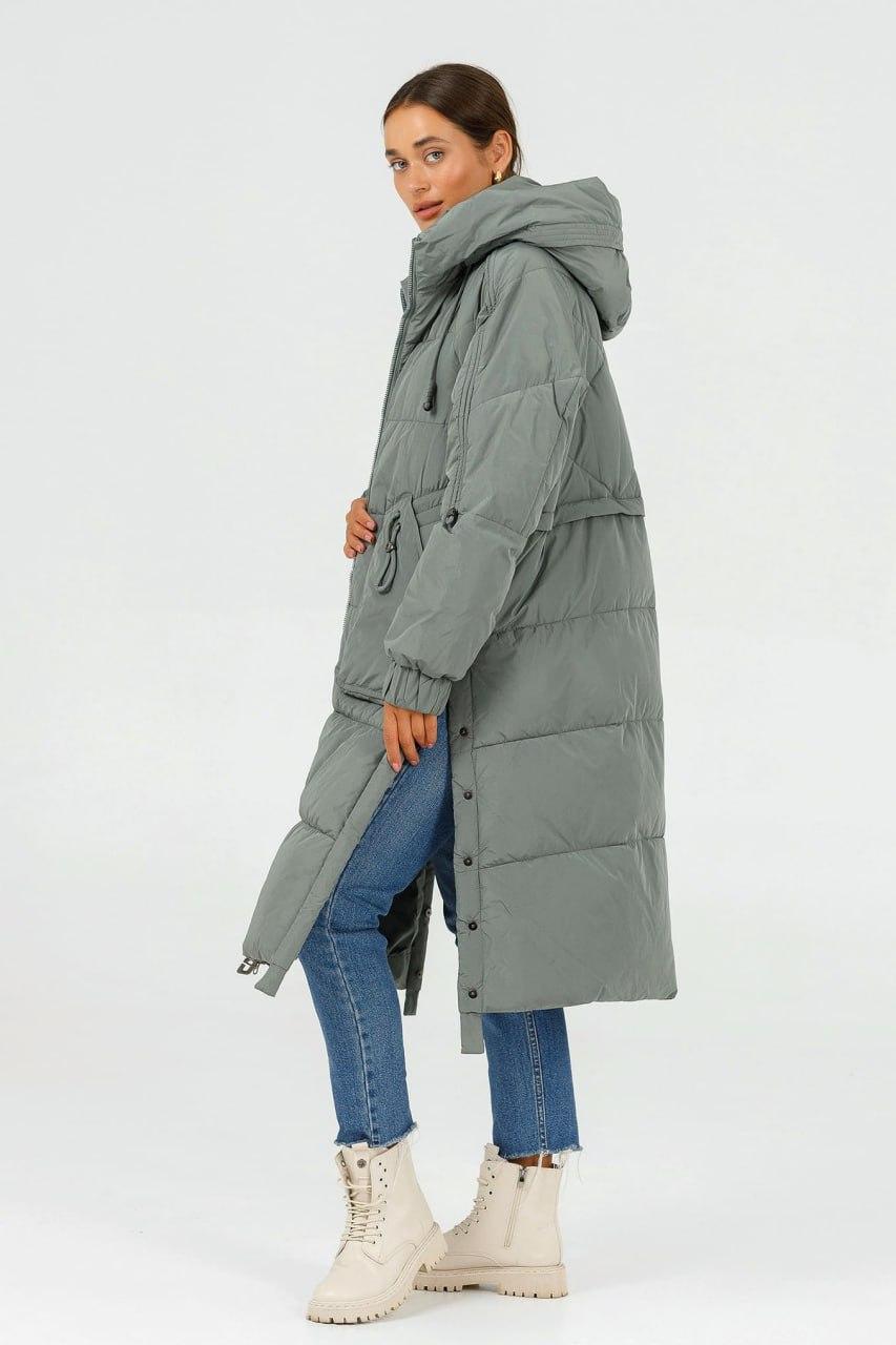 Куртка-пуховик жіноча р. 50 Фісташковий (3507c/50)