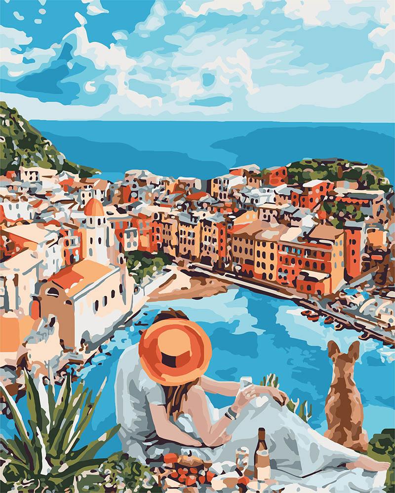 Картина по номерам Идейка "Итальянская романтика" 40х50 см (KH4647)